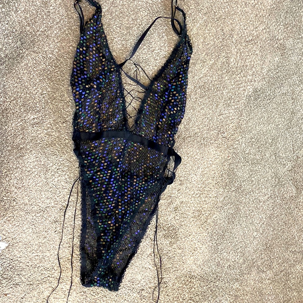 Savage x Fenty disco lace up teddy